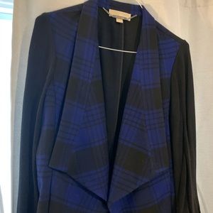 Blue plaid Michael Kors jacket